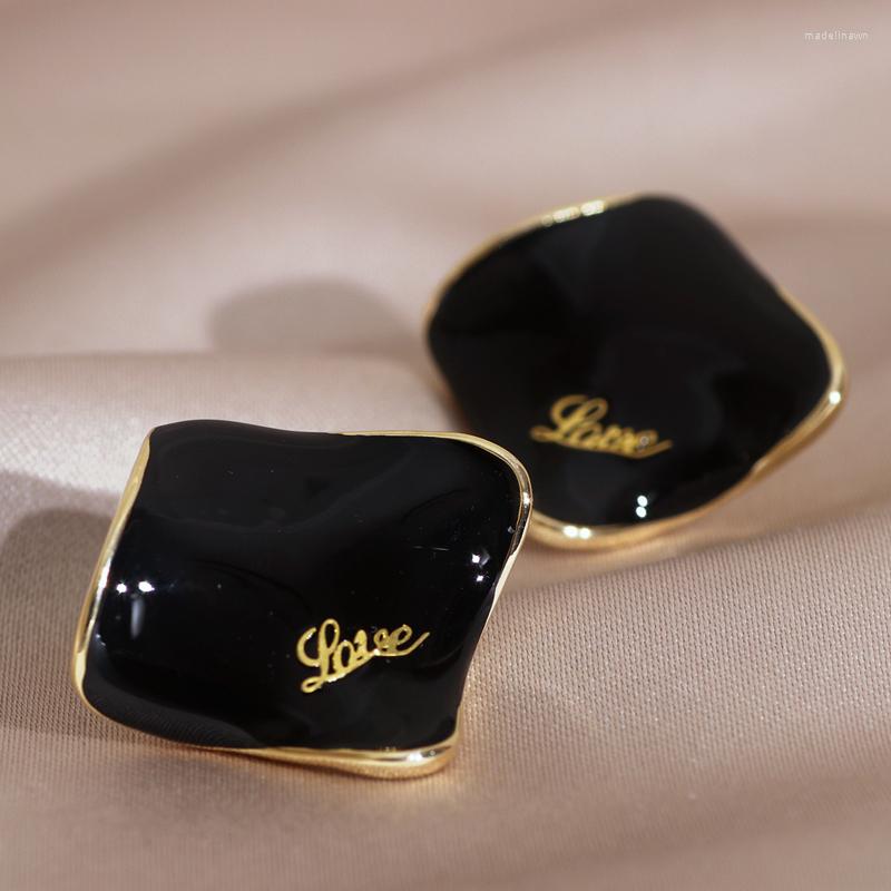 

Stud Earrings Korean Fashion Geometric Square For Women Trendy Metal Irregular 2023 Jewelry Gifts Wholesale