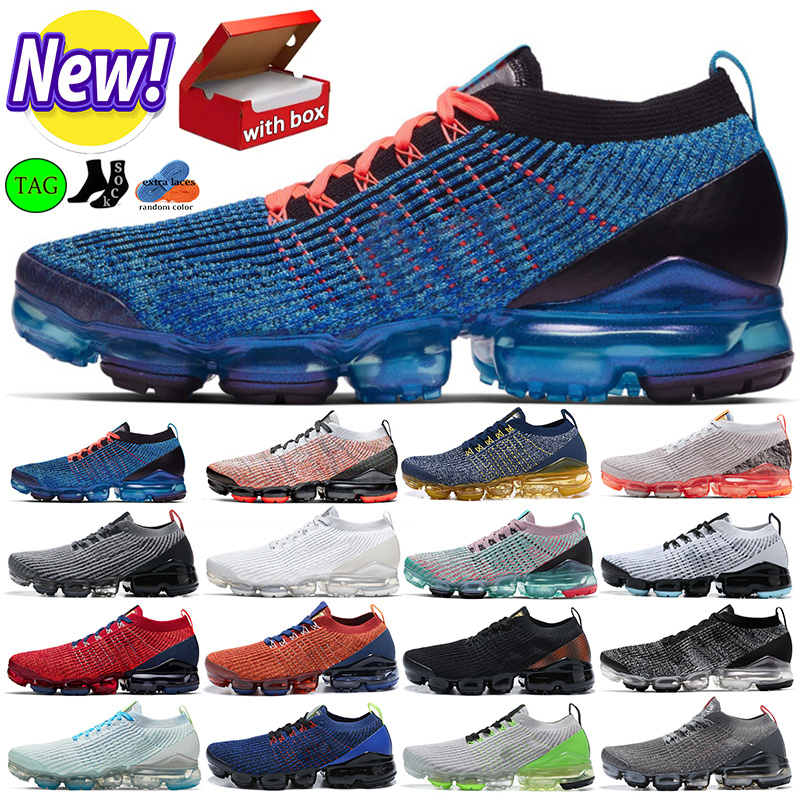 

With box New Fly 3.0 mens womens running shoes triple black White Game Royal Racer Blue Day to Night Neon Oatmeal Pure Platinum men trainers sneakers, #10 36-40 sunset pulse
