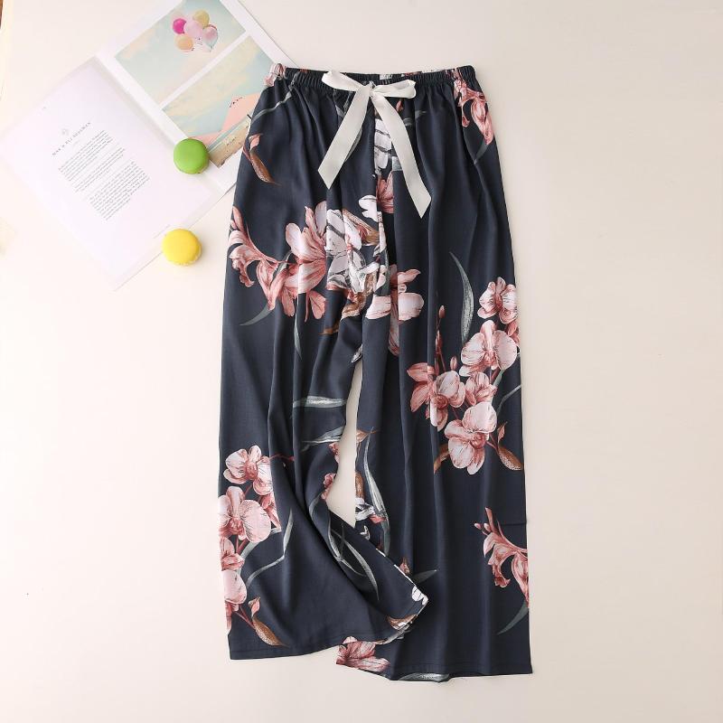 

Women's Sleepwear Women's Home Pants 2023 Summer Pajamas Korean Style Loose Sweat Trousers Femme Beach Outfits Bottoms Pyjamas, 10