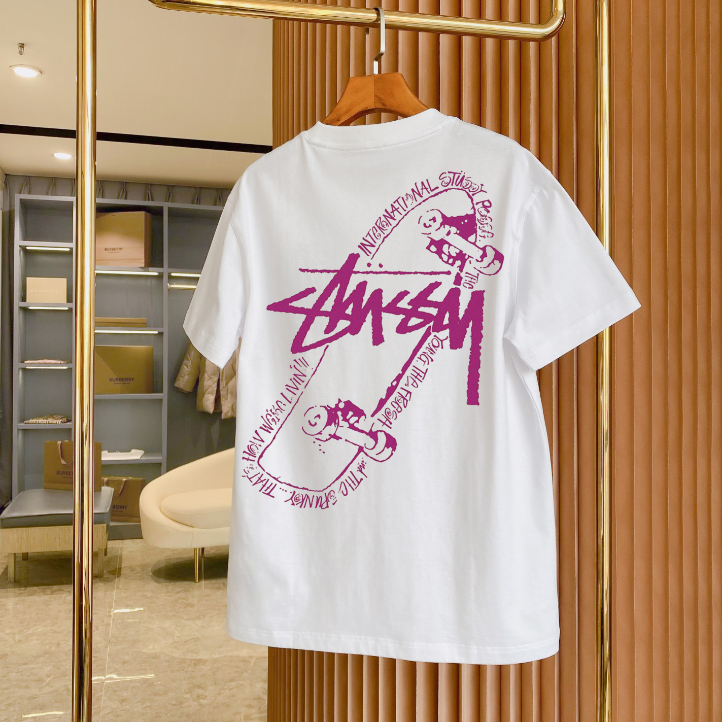 

Men's Plus Tees & Polos Round neck embroidered and printed polar style summer wear with street pure cotton h112ed