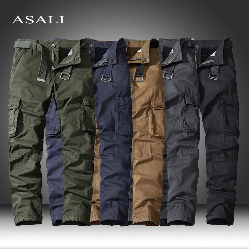 

Pants Camouflage Pants Men Pure Cotton Outdoor Military Multipockets Pants Camo Tactical Trousers Army Pants Male Spring Autumn 2023, Kbd3821black