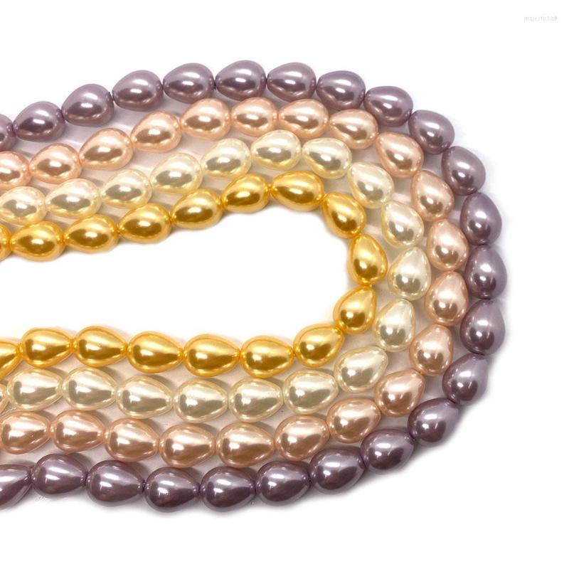 

Beads Dyed Natural Shell Purple Yellow Pink White DIY Ladies Necklace Bracelet Accessories Jewelry Making Loose Gifts