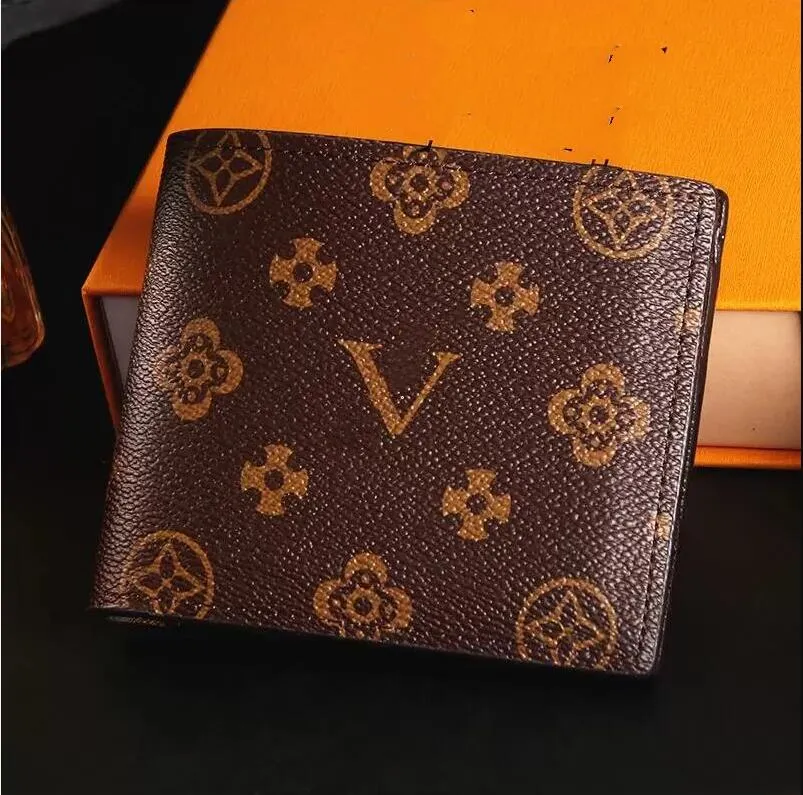 

2023 Multiple Wallet Luxury Designers Men Short Compact Wallets Bifold Card Holder Pocket louiseitys Purse viutonitys, Packing bag