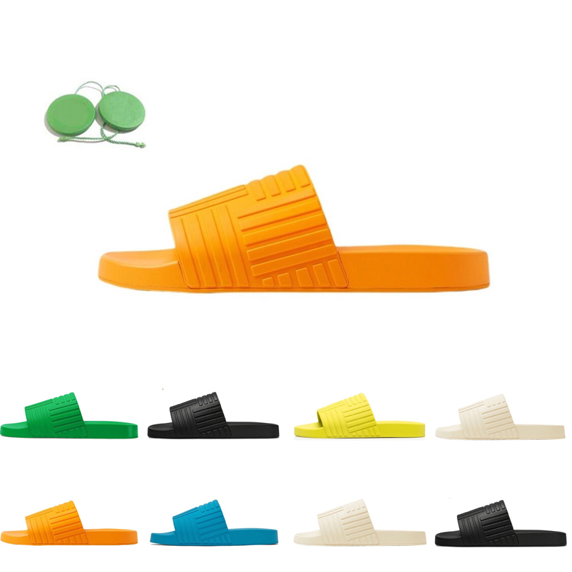 

2023 Men Women Slippers sandals Slides Fabric Rubber fur cotton Outsole Grass Green Thick Bottom Mens Slipper wedge fluffy Lettering Word 35-45, Color#6