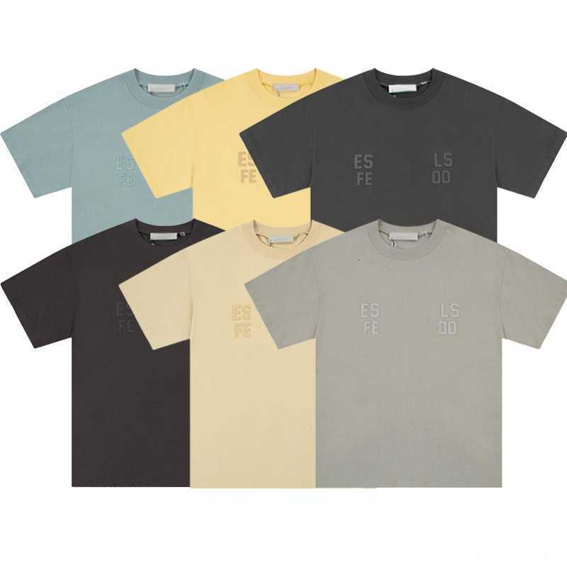 

Essent Tees t Shirts Luxury Designer Fashion Clothing Letter Print Essentail T-shirt Summer Loose Round Neck Cotton Short Sleeve Essentiel Z6pg
