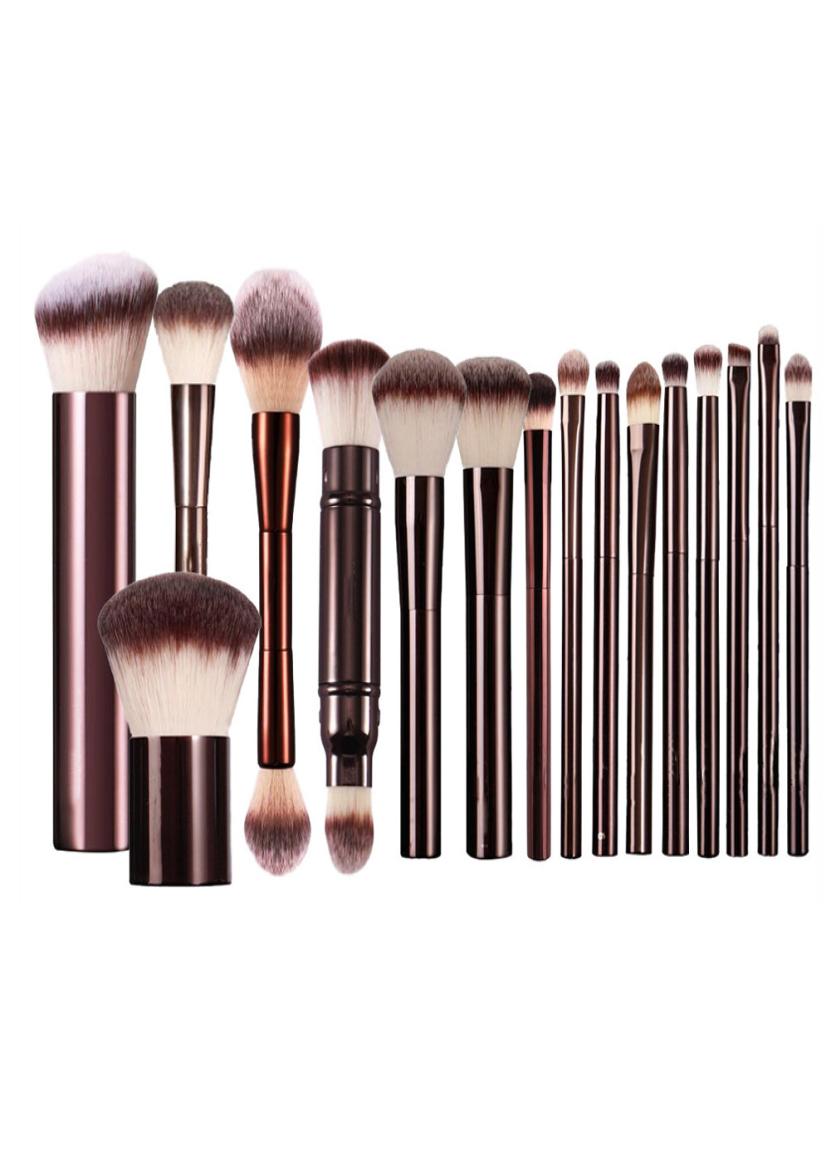 

EPACK Hourglass Makeup Brushes Powder Blush Eyeshadow Crease Concealer eyeLiner Smudger DarkBronze Metal Handle Cosmetics Tools7422758