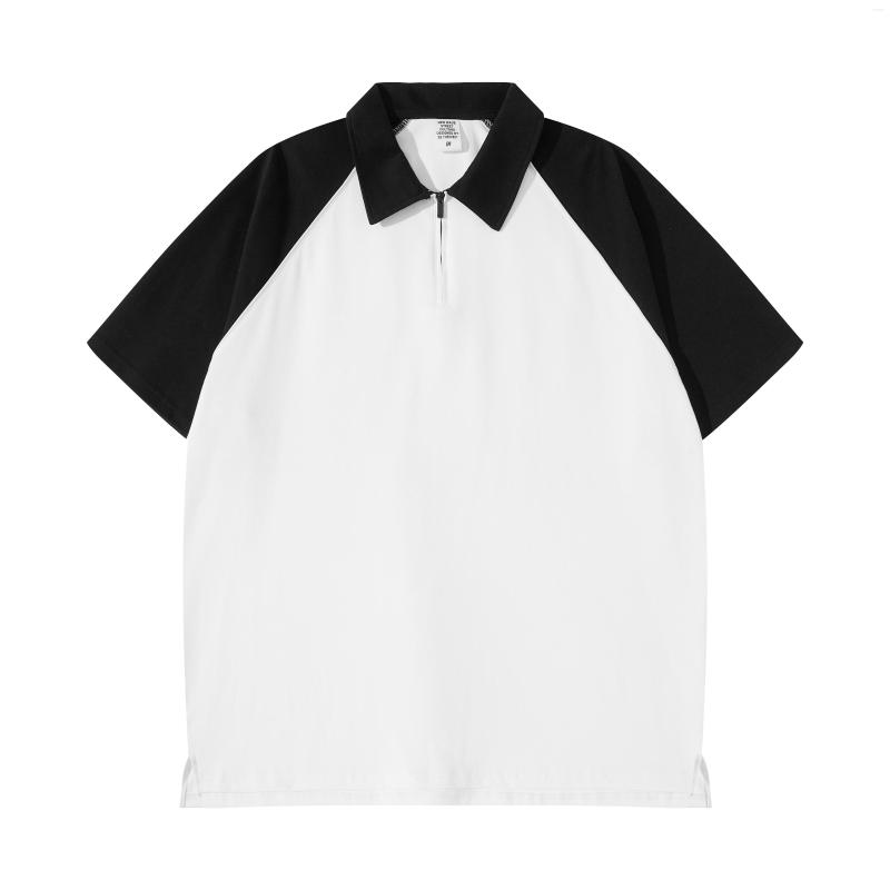 

Men' Polos High Street Fashion Summer Men' Polo Shirt Design Comfortable Loose T-Shirt Oversize Short Sleeve