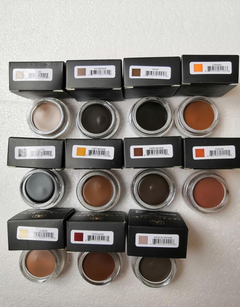 

The latest eyebrow Enhancers moisturizer 11 colors with retail packaging soft medium brown chocolate caramelbrush2483299, Army green