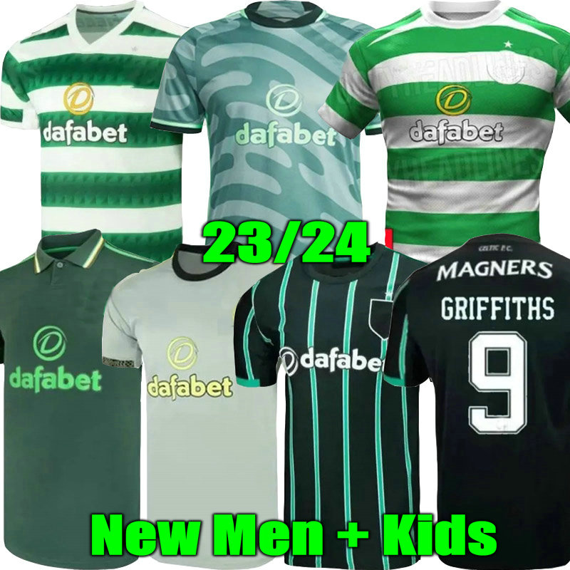 

23 24 Celts away home soccer jerseys EDOUARD 2023 2024 BROWN DUFFY ELYOUNOUSSI MCGREGOR TAYLOR away black Men child FANS player version football shirts CHRISTIE, 22/23 adult 3rd