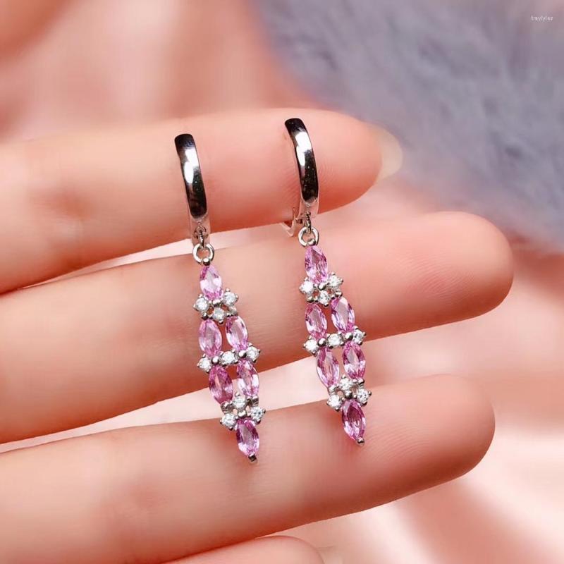 

Stud Earrings The Gift For Your Mother Natural And Real Sapphire Earring 925 Sterling Silver