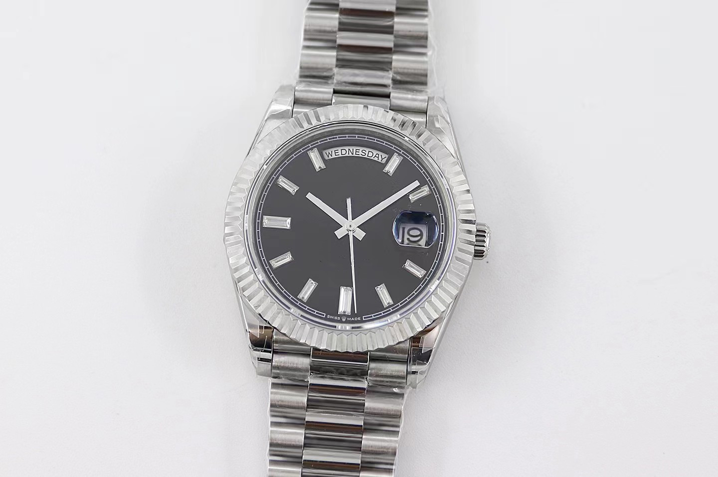 

With original box Luxury Mens Watch 41mm President Datejust Sapphire Glass Asia 2813 Movement Mechanical Automatic Mens woman Watches waterproof, Lime green