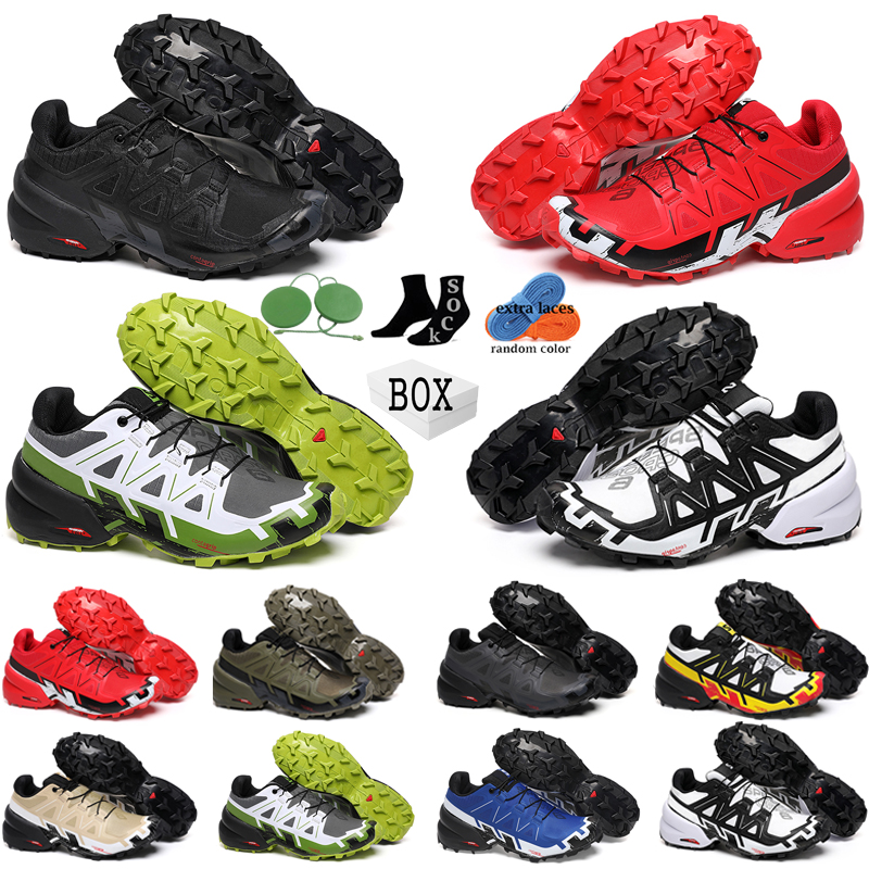 

Classicr mens Running Shoes solomon original speed cross 6 SpeedCross designer trainers Personality White Black Men Sports sneakers EUR 40-46 with box