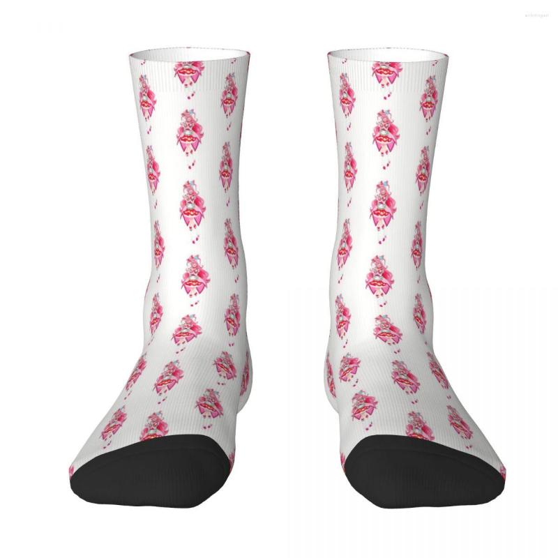 

Men's Socks Delicious Party Pretty Cure Precure Anime Sock Men Women Polyester Stockings Customizable Sweetshirt, 1 black