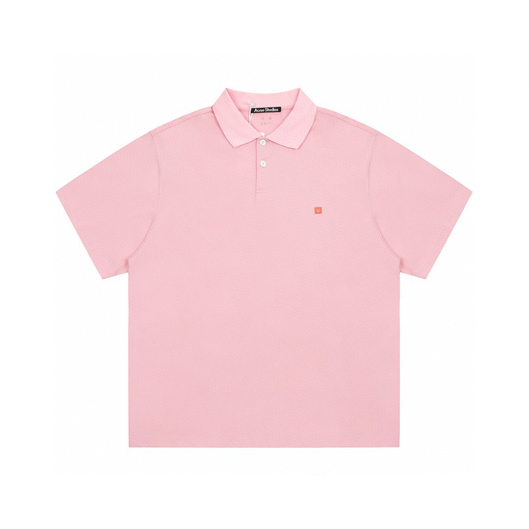 

Men's Plus Tees & Polos Round neck embroidered and printed polar style summer wear with street pure cotton rqqe