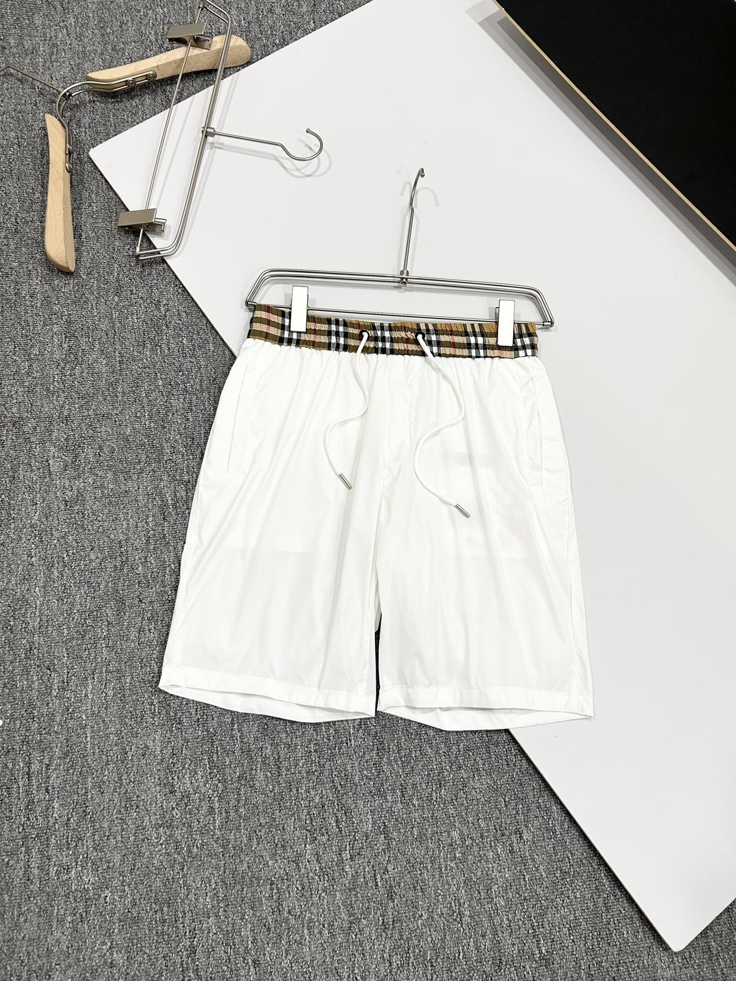 

men's Shorts BBR Counter Quick-drying Plaid Stripes Luxury brand multiple styles Trendy Sports Beach Men's cotton Breathable Swimming, 15