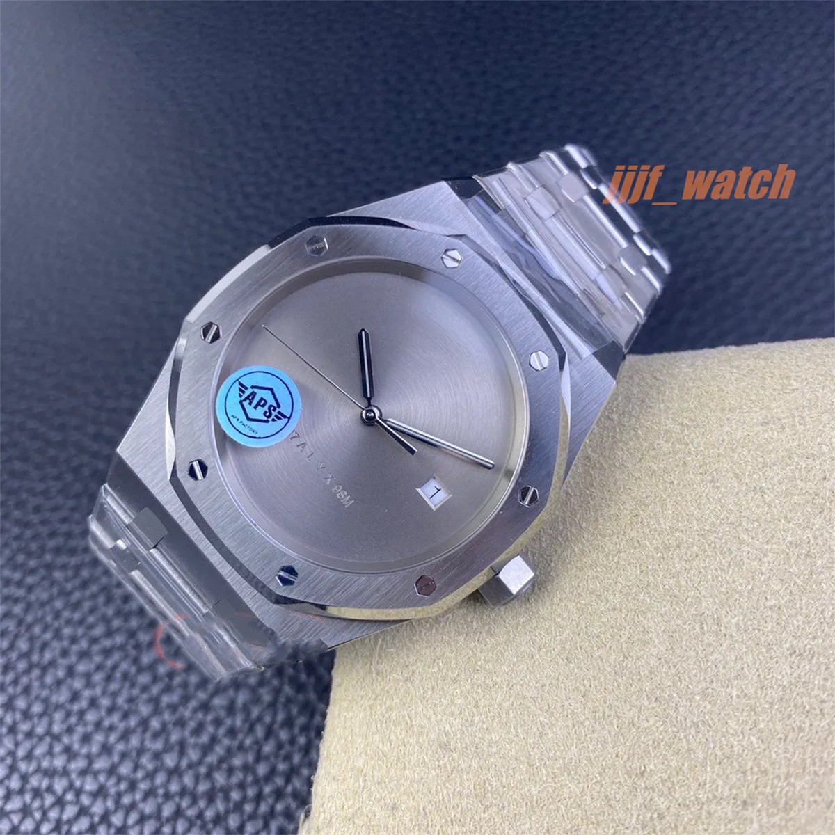 

APS 15400 Watch diameter 41mm Thickness 9.8mm 3120 integrated movement Sapphire crystal glass mirror fine steel case strap designer watches, As shown