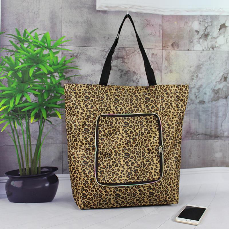 

Shopping Bags Thickened Waterproof Zipper Bag Supermarket Storage Foldable Single Shoulder