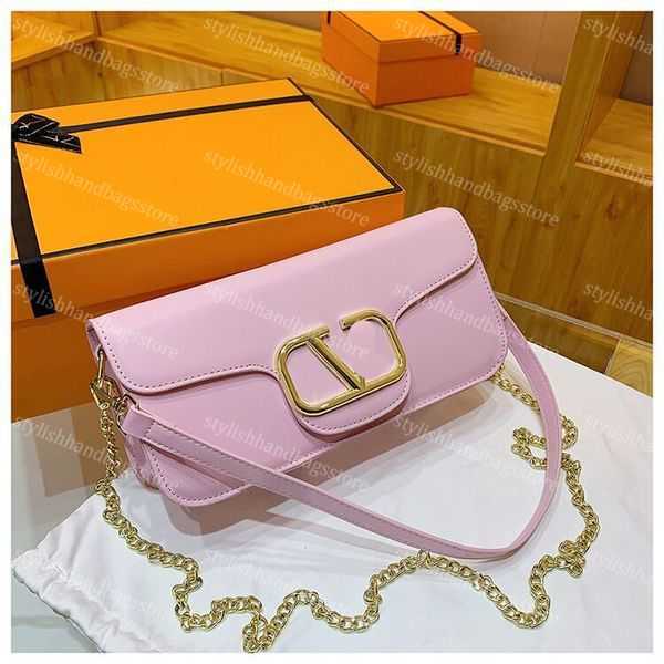 

Designer Handbag Women's Fashion Simple Handbag Designer Small Classic Bag Female Shoulder Chain Manager Flap Crossbody For Women stylishhandbagsstore, Pink