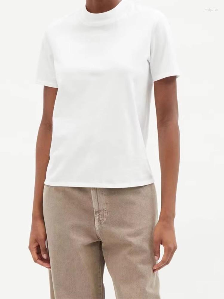 

Women' T Shirts Cotton Women T-shirt Solid Color Oneck Lady Short-sleeved Pullover Temperament All-match Female Tee Tops 2023 Summer, Top