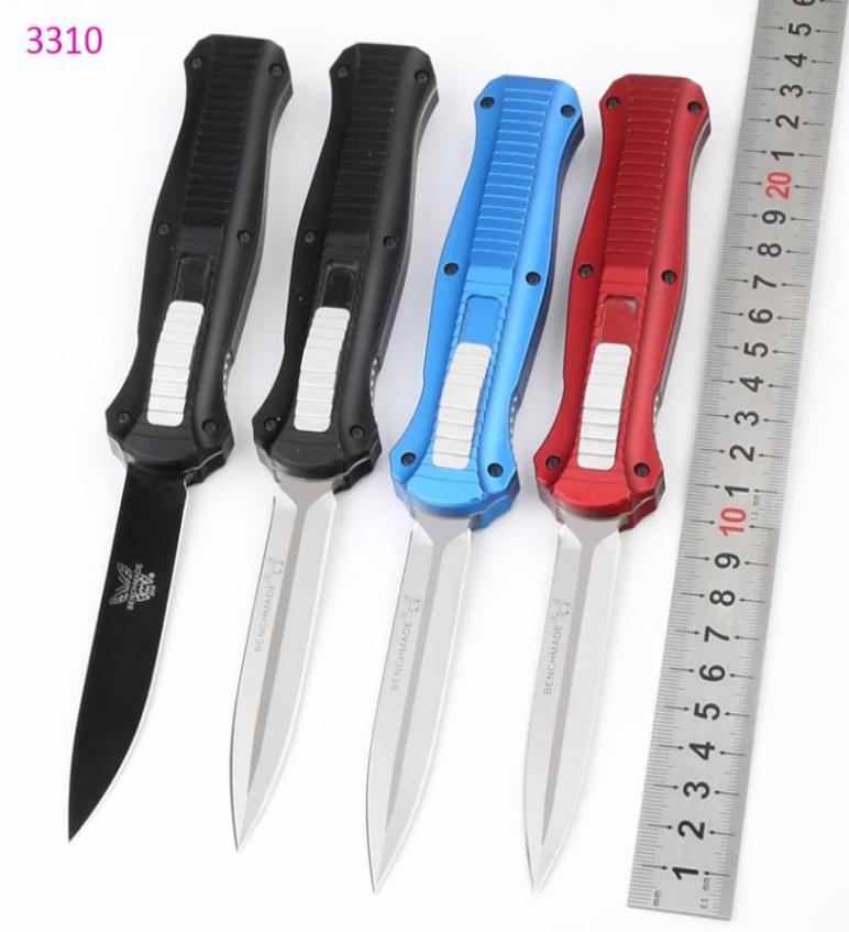 

Benchmade infidel 3300 3310 automatic knife Survival hunting tactical Knives D2 blade aluminum handle EDC Tool Kitchen knifes6478273
