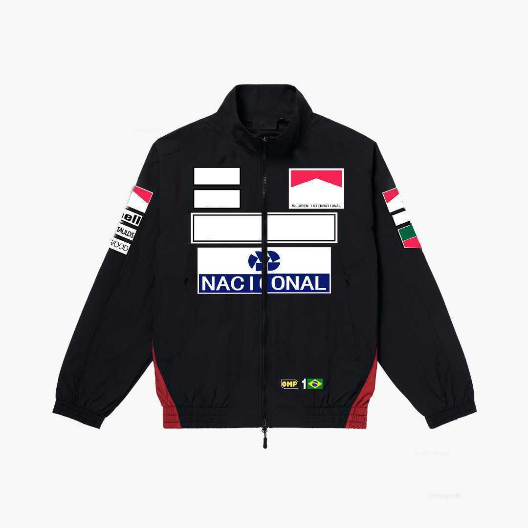 

Men's Jackets Brazilian Driver Ayrton Senna Da Silva Vintage F1 Jacket Racing Cycling Jersey Mens Womens Oversized Formula 1 Forever Senna