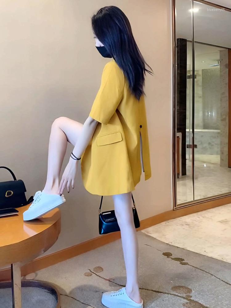 

Women' Suits Women' Blazer Summer Fashion Solid Lapel Thin Simple All-match Soft Elegant Office Lady Streetwear Classic Clothing, Purple