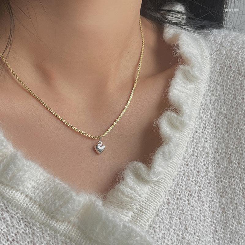 

Choker Vintage Heart Shape Necklace Luxury Love For Female Valentine's Day Gifts