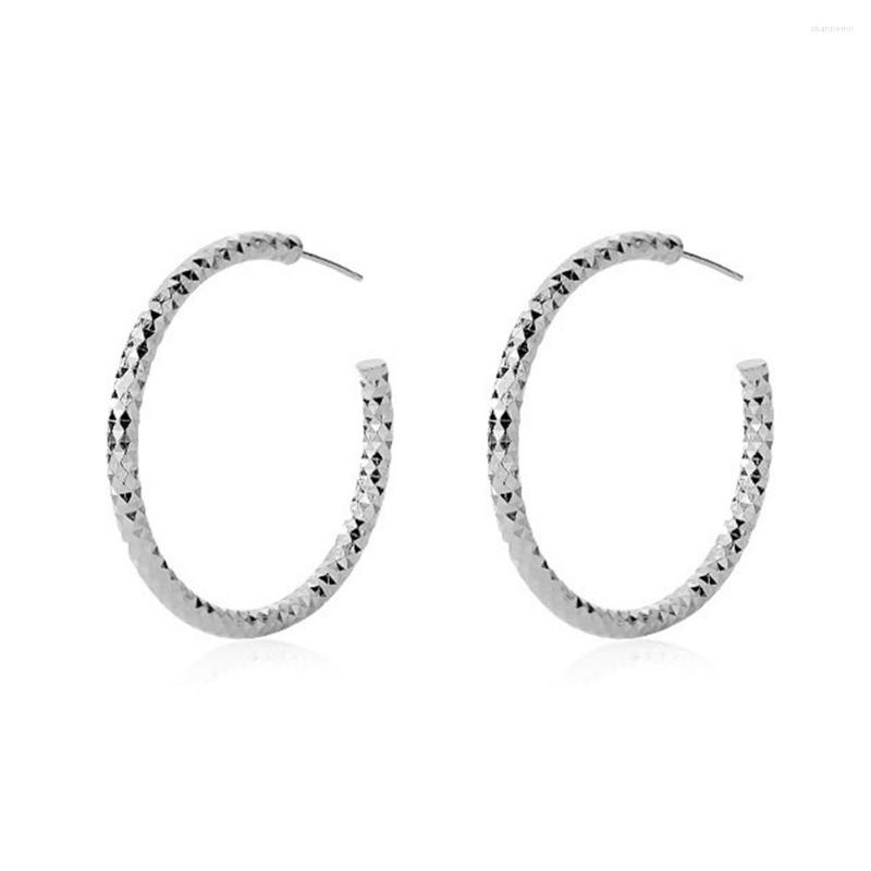 

Stud Earrings WPB S925 Sterling Silver Women C Thread Female Luxury Jewelry Lady Brilliant Metal Design Girl Gift Party