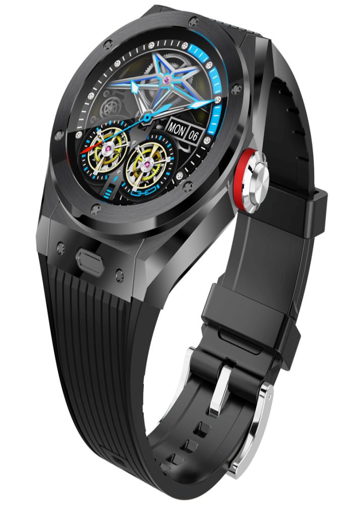 

MV58 Sport health Smart Watch phone telephone assistant Waterproof smartwatch bracelet fitness activity tracker men women heart ra6360187, Black