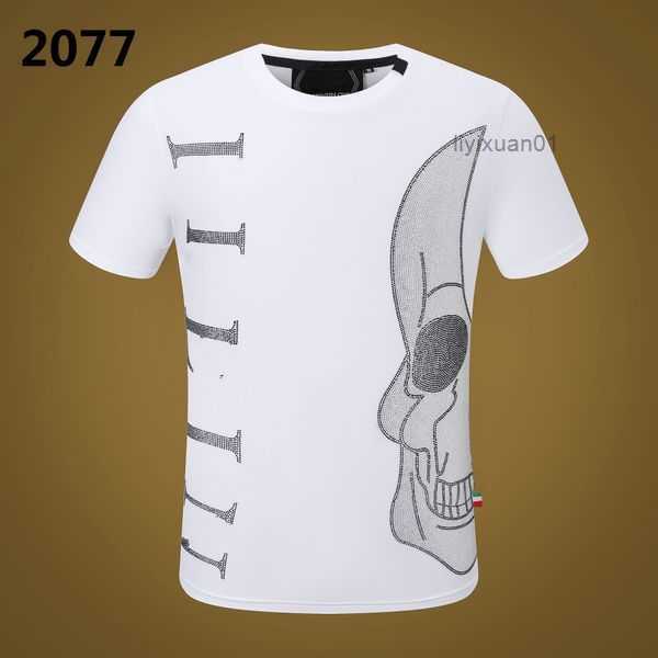 

Phillip Plain Men Designer Pp Skull Diamond Shirt Short Sleeve Dollar Brown Bear Brand Tee O-neck High Quality Skulls Tshirt Tees Tops Pp2079 13 92KS, 11