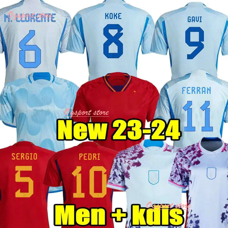 

Pedri 22 23  Spain Soccer Jerseys 2023 2024 Espana Morata Ferran Koke Gavi Azpilicueta Fans Player Football Shirts Men Woman Kids, Multi