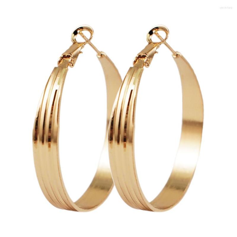 

Hoop Earrings Punk Copper Jewelry For Women Fashion Alloy Statement Big Accessories Wholesale UKMOC