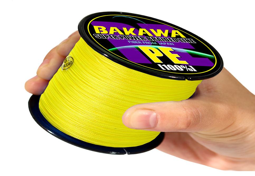 

BAKAWA Braid Fishing line 300M 500M 1000M 8 Strands super strong Multifilament Fishing Wire Carp Fishing 20LB86LB 2011146171436
