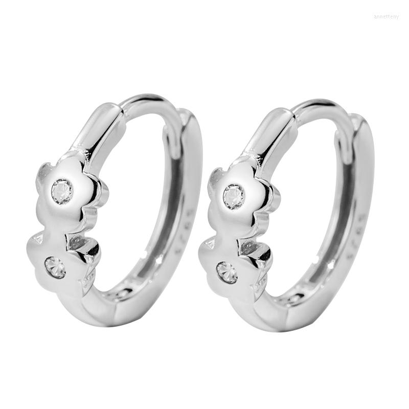 

Stud Earrings S925 Sterling Silver Exquisite Simple Flower Temperament Personality Women Jewelry