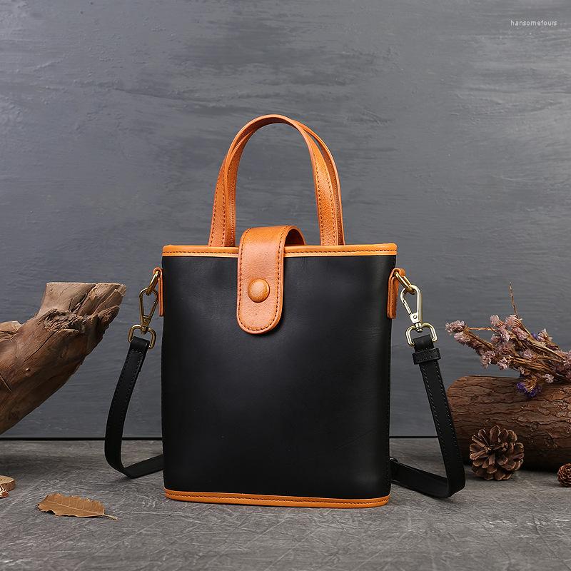 

Evening Bags Women Fashion Leather Bucket Shoulder Messenger Bag Female Top-Handle Crossbody Casual Handbag Ladies Zipper Hasp Tote Gift, White