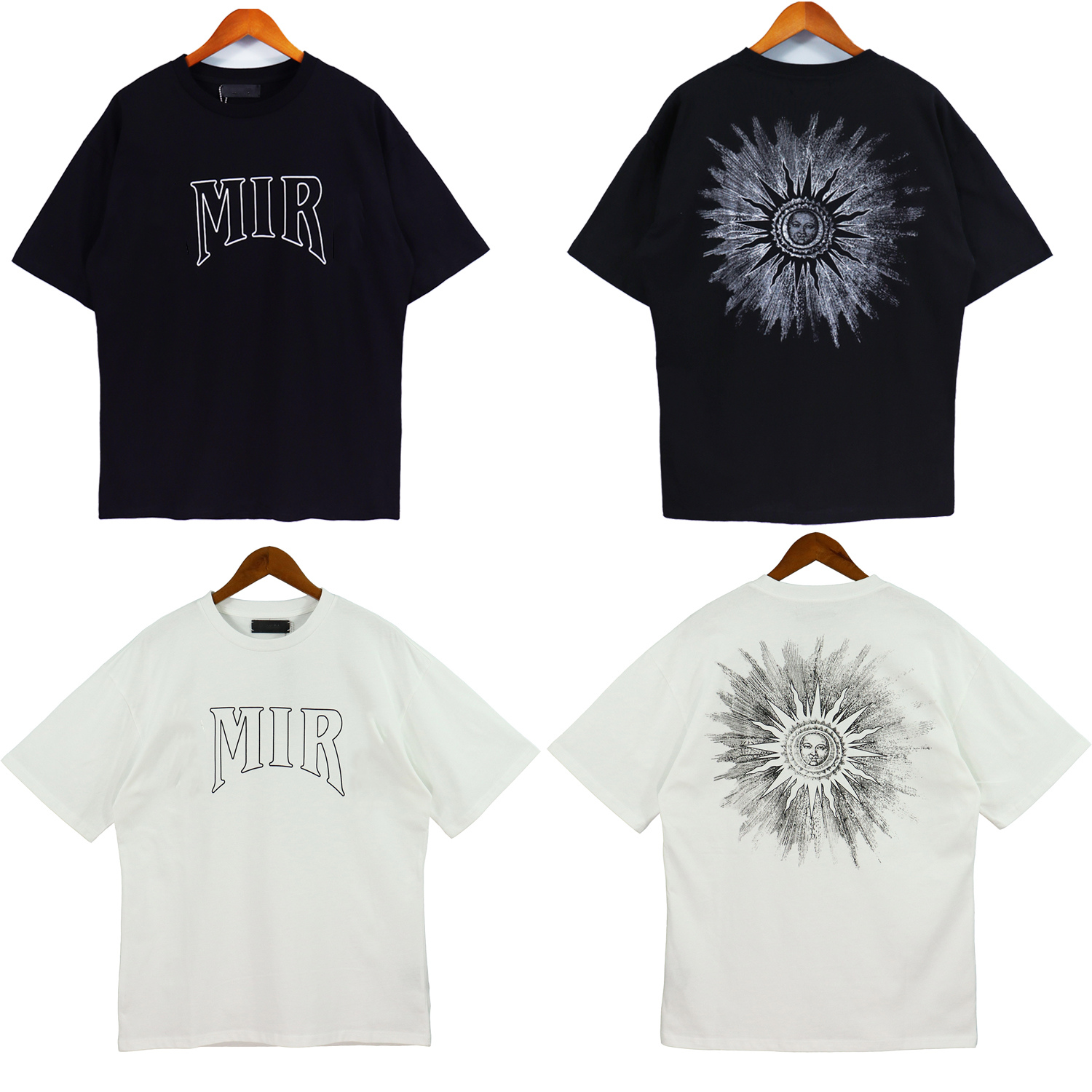 

A miri tshirt Mens&Womens Designer Graffiti T-shirts Printed Fashion man T-shirt Cotton Casual Tees Short Sleeve Luxury Hip Hop Streetweari WD2142, White
