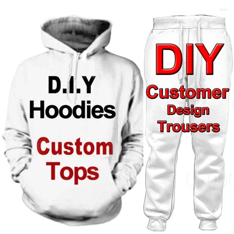 

Men' Tracksuits One Piece Custom Clothing 3D Printed Men' And Women' Fashion Hoodie Sweater Set Sportswear Pullover Fun DIY, Dwk1