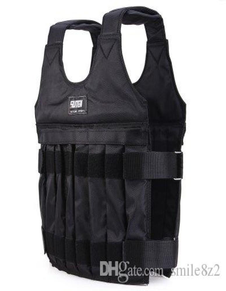 

Gym Exercise Adjustable Body Building Weight Vest Fitness Physical Boxing Unisex Outdoor Training Solid JacketB8386973