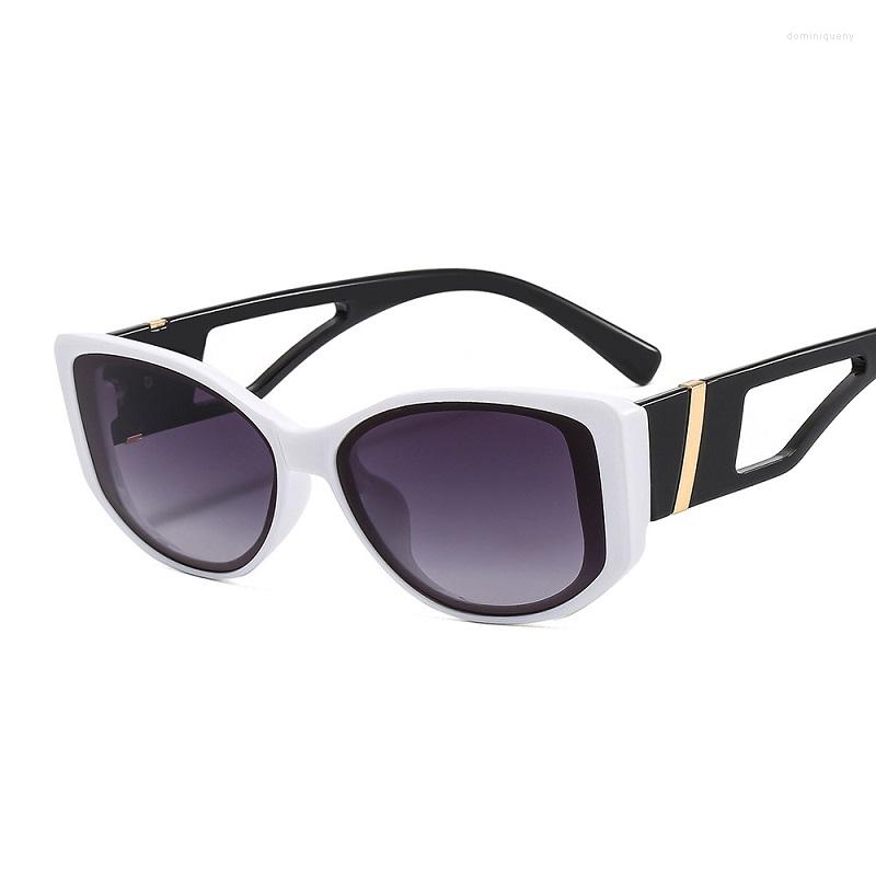 

Sunglasses ZLY 2023 Fashion Cat Eye Women Men Luxury Hollow Frame Gradients Lens Trending Products Brand Designer Eyewear