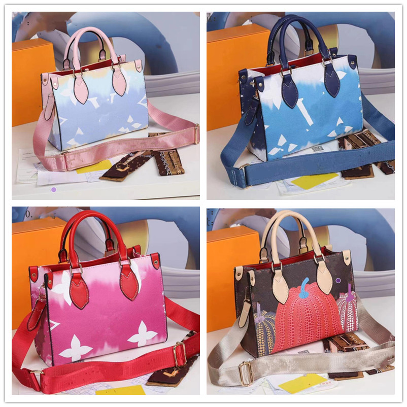 

Designer YK onthego Handbag Bag Tote Wallet Shoulder Bag Women Yayoi Kusama Crossbody Purse Spring in the City Shopping Bag Sunrise Pastel Tote Dhgate Backpack, 6#