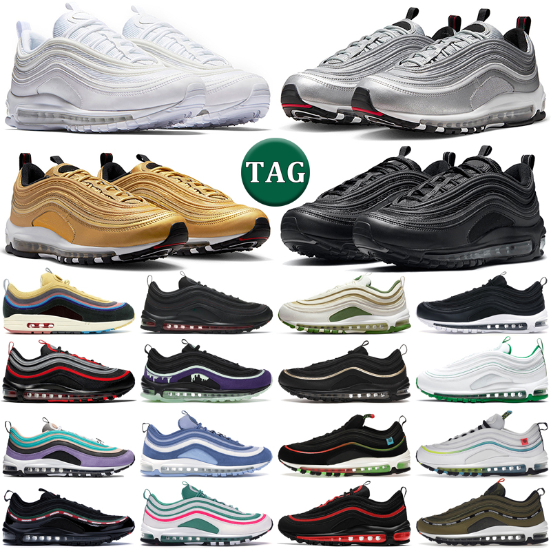 

2023 running shoes men women Triple Black White Golden Silver Bullet Sean Wotherspoon University Red Sail Treeline Militia Green mens trainers sports sneakers, 22