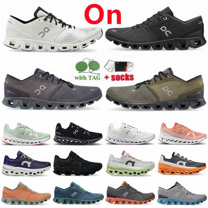 

On Running Shoes Cloud X Cloudsurfer Cloudmonster Designer oncloud X3 Triple Black White Orange Sneakers Mens Womens breathable Road Clouds Runner Trainers, 18-cloud x3