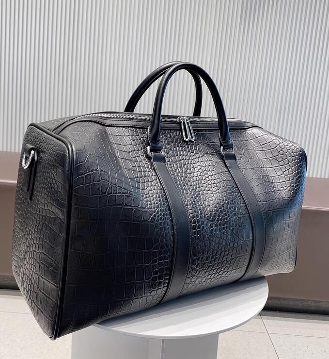 

Duffel Bags Women's bag men's Highest quality Fashion duffel Handbags Luxurys Designers with shoulder straps a2 48*23*26CM, Gray