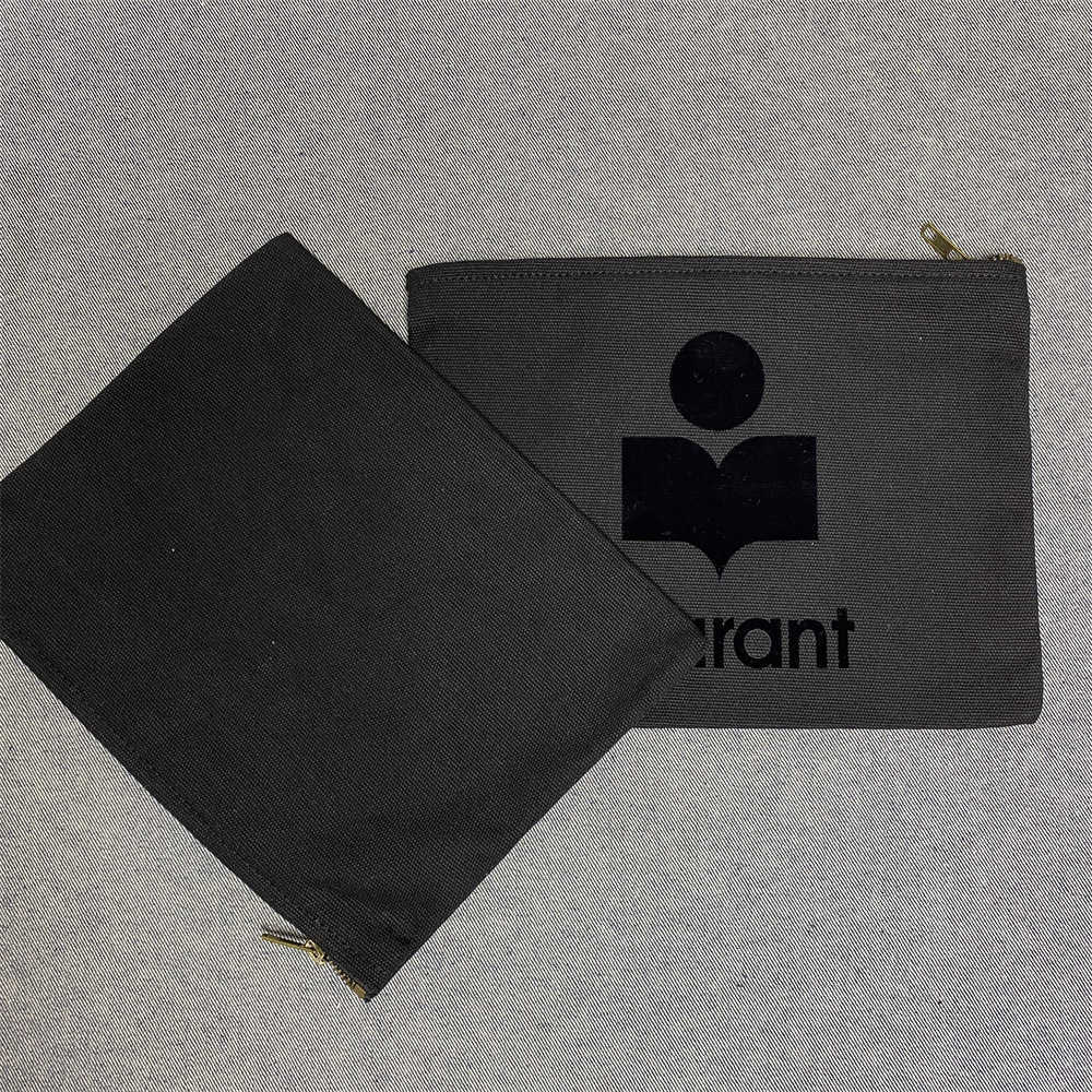 Isabel Marant storage small bag canvas zipper envelope bags outdoor bag fashion purses 20*26-image-873829236