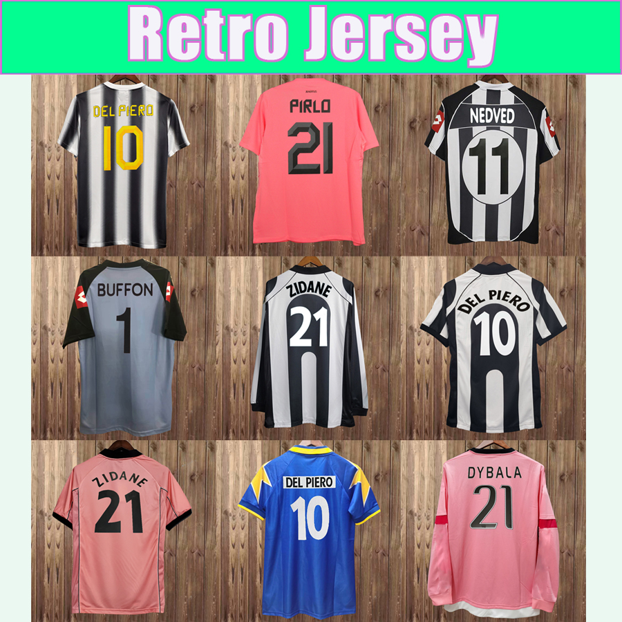 

1997 1998 DAVIDS POGBA Retro Soccer Jerseys DAVIDS ZIDANE PIRLO DYBALA DEL PIERO NEDVED DEL PIERO Home Away Football Shirts Uniforms, Fg11830 1995 1997 home
