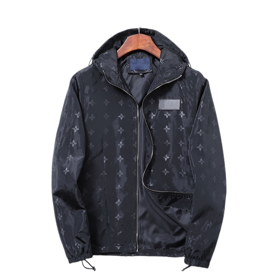 

New designers winter jackets men's Outerwear bomber jacket High quality soft Smooth Fashion Brand Jackets prints Letter embroidery black streetwear jacket, Customize