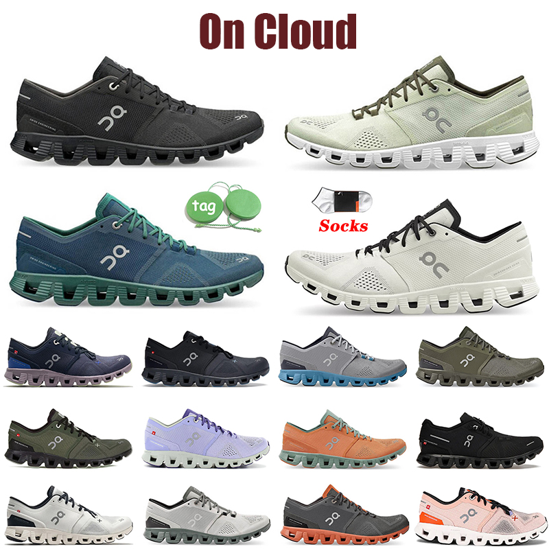 

2023 OG On Cloud Outdoor Sports Designer Sneakers Running Shoes Fashion Womens Mens Triple Black White Cloudnova Form Eclipse Rose Turmeric Frost Vista Trainers, C20 cloud x 1 black grey 36-45