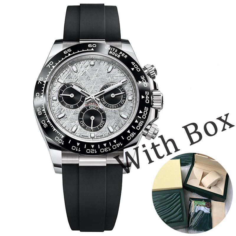Luxury mens watch designer watches Mens Mechanical automatic 40mm sapphire Folding buckle Wristwatches 904L Stainless Steel silicone Strap montre de luxe dhgate 
