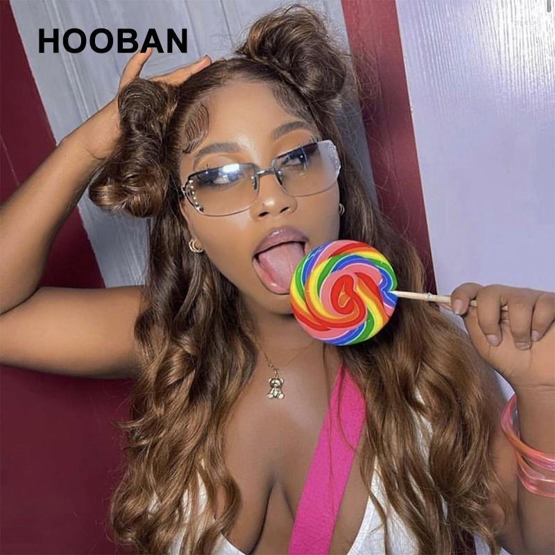 

Sunglasses Luxury Rimless Women Fashion Rectangle Frameless Diamond For Ladies Stylish Girl Y2K Party Shades UV400