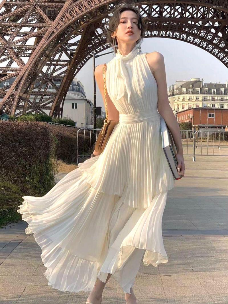 

Casual Dresses Summer French Styel Women Elegent Midi Ruffle Dress Female Fashion Party Birthday Prom Clothes Vestidos, Apricot
